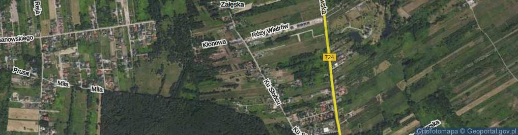 Zdjęcie satelitarne Ku Słońcu ul.